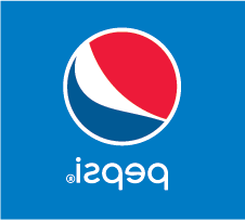 Pepsi logo with a blue background